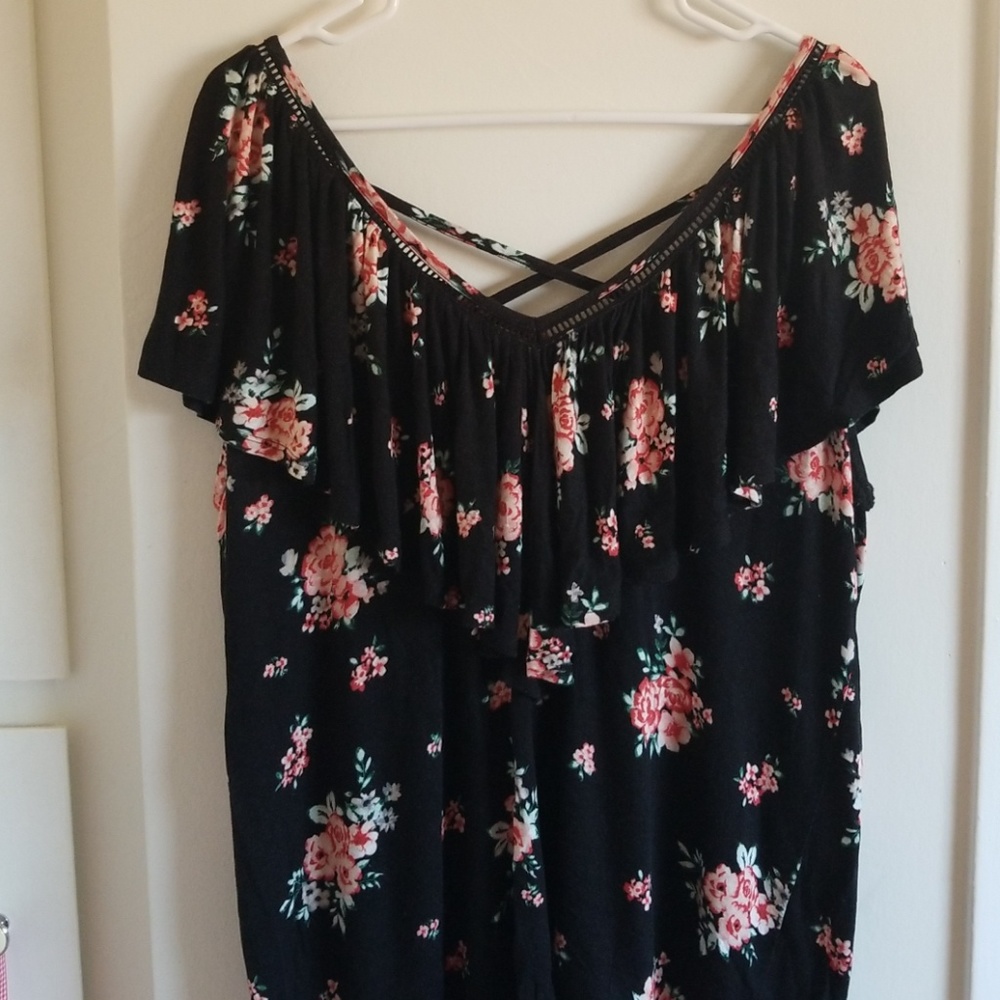 Torrid Floral Swing Tee